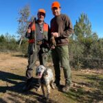 Fernando Calvo Blanco, segundo clasificado en el Campeonato de Extremadura de Becadas