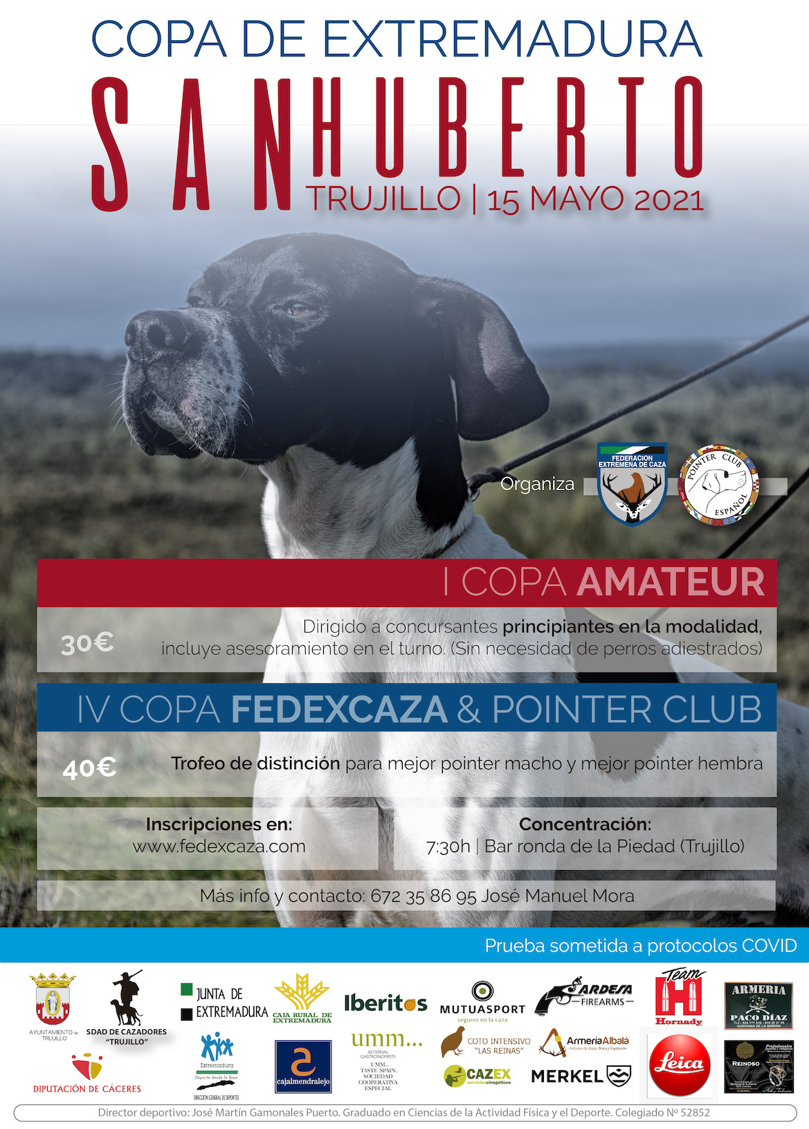 Cartel San Huberto 2021 Medina de las Torres_GANADOR