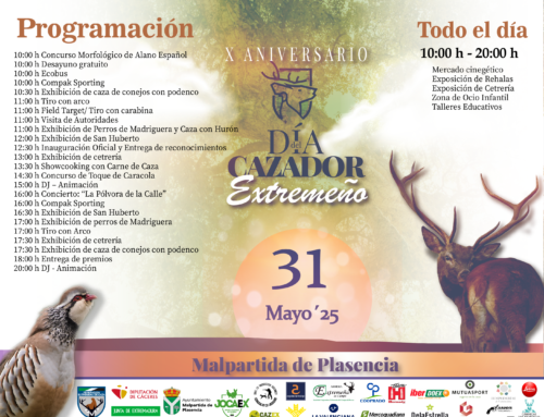 Malpartida de Plasencia acoge este sábado el X Día del Cazador Extremeño